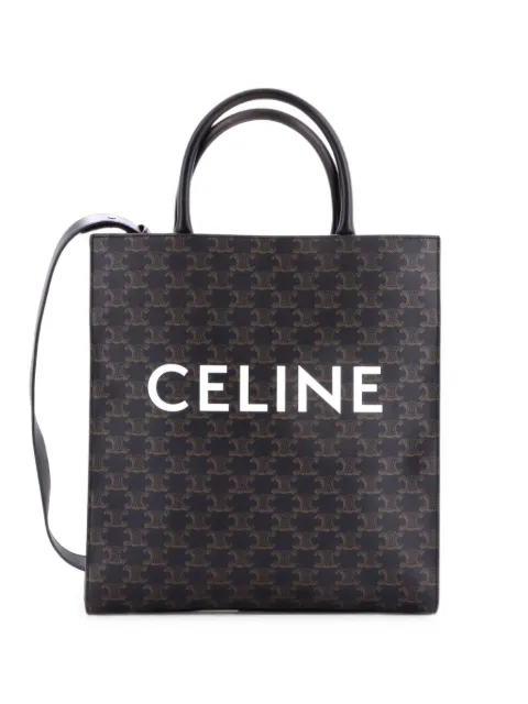 Celine Pre-Owned Vertical Cabas Triomphe Coated Canvas Medium tote bag