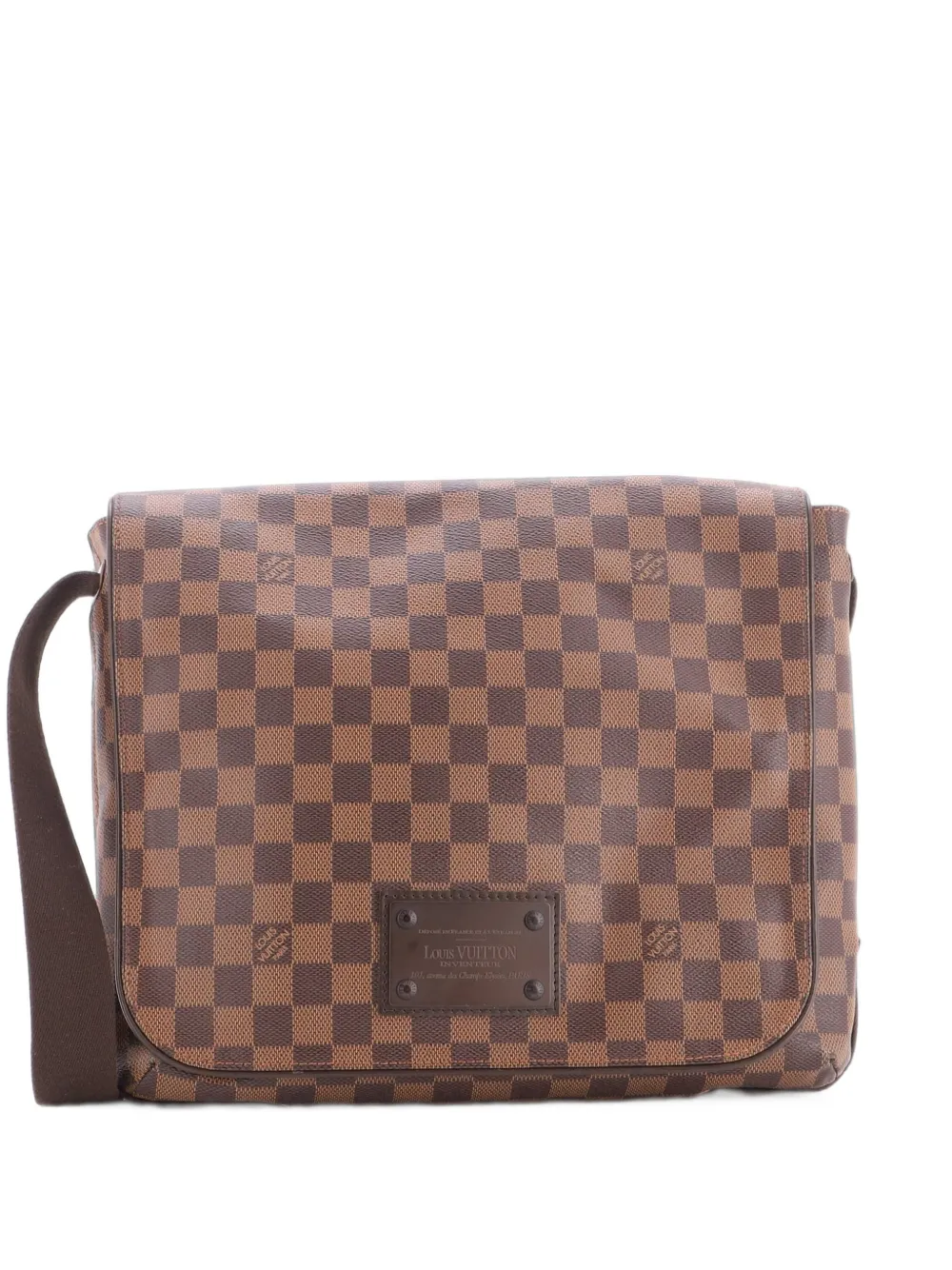 Louis Vuitton Pre-Owned Brooklyn Handbag Damier MM crossbody bag - Brown