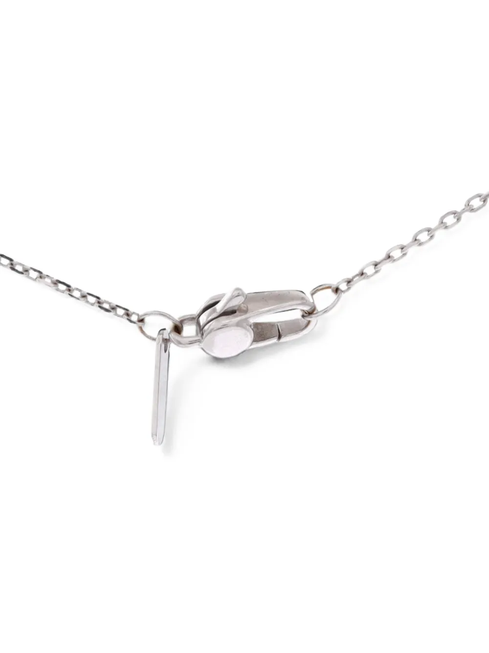Gucci Pre-owned Icon Twirl 18K White Gold with Diamonds Necklace in Silver, view 2
