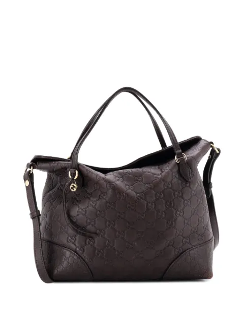 Gucci Pre-Owned Bree Convertible Top Handle Bag Guccissima Leather Medium tote bag