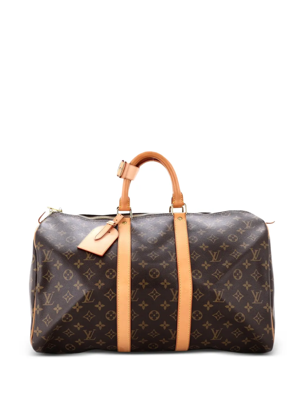 Louis Vuitton Pre-Owned Keepall Bag Monogram Canvas 45 satchel - Braun