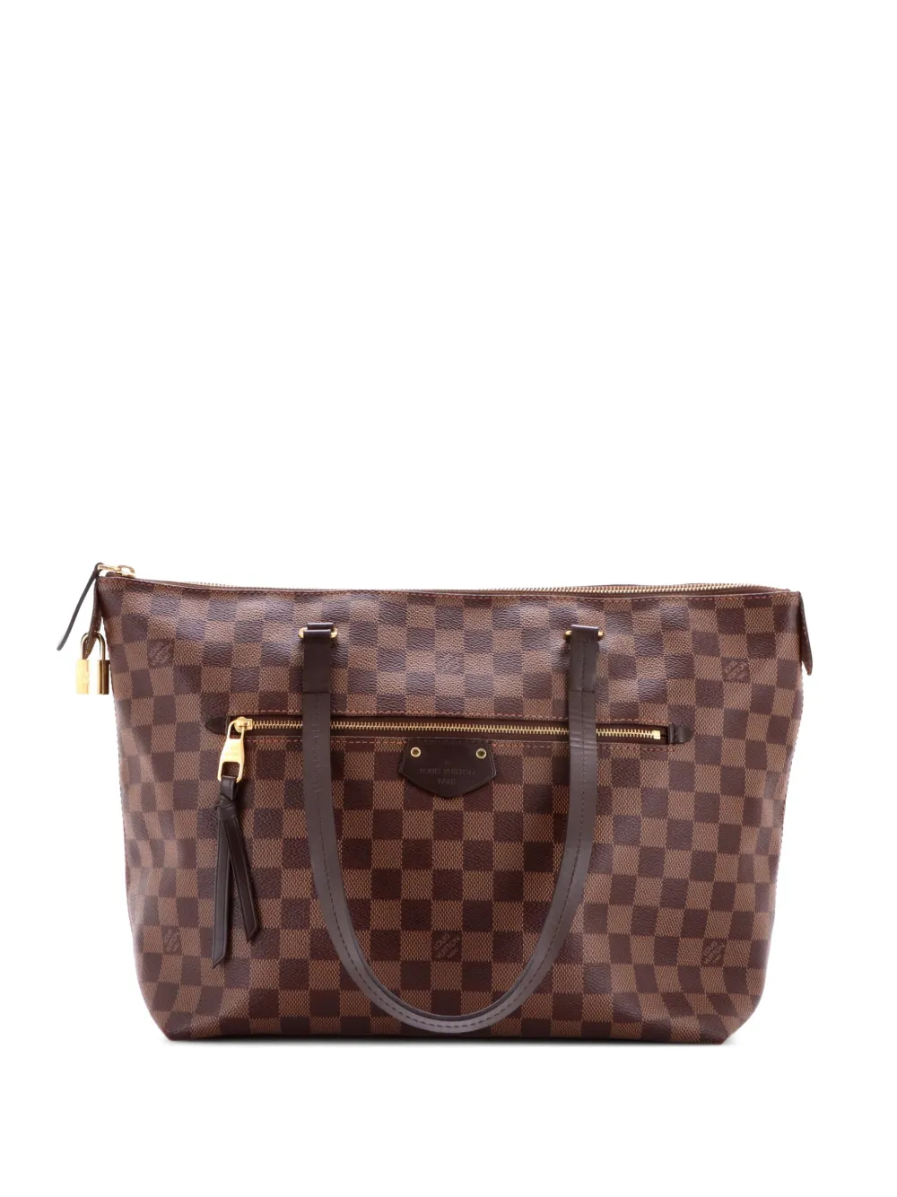 Louis Vuitton Pre-Owned Iena Tote Damier MM shoulder bag - Brown