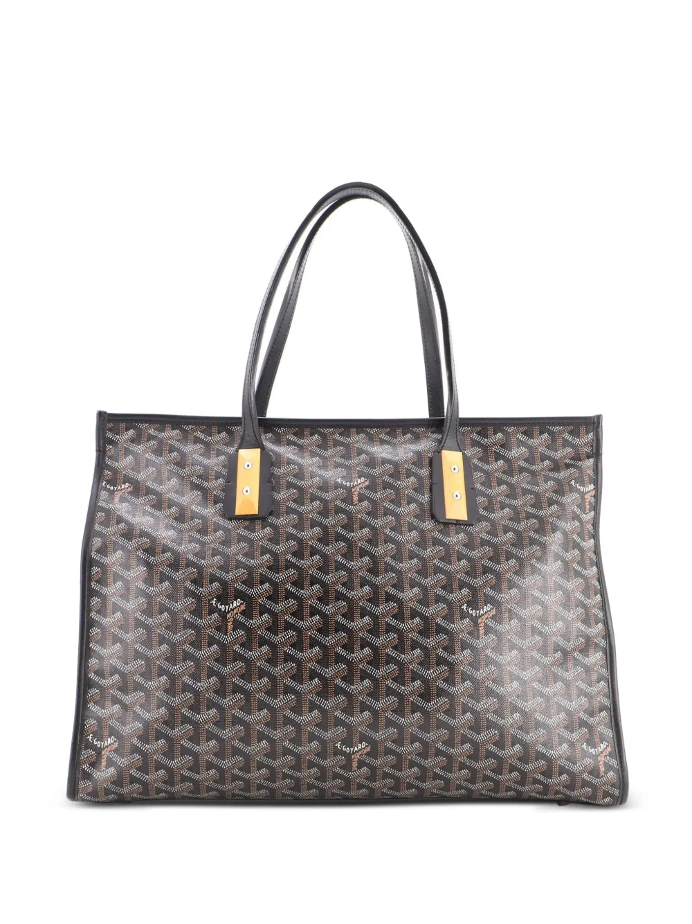 Goyard Pre-Owned Marquises Bag Coated Canvas tote bag - Black