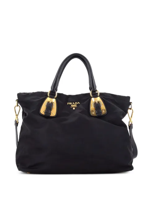 Prada Pre-Owned Convertible Belted Tessuto Medium tote bag