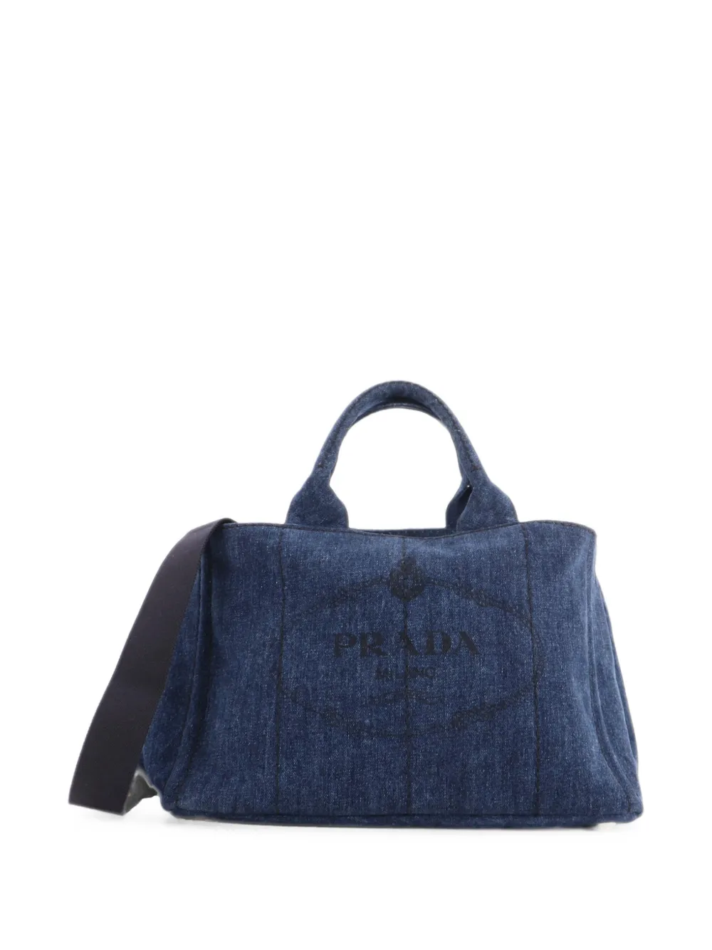 Prada Pre-Owned Canapa Convertible Denim Medium tote bag - Blue