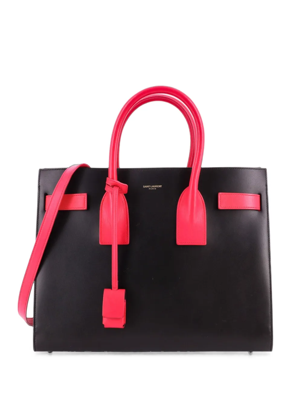 Saint Laurent Pre-Owned petit cabas Sac de Jour NM Bag en cuir - Noir