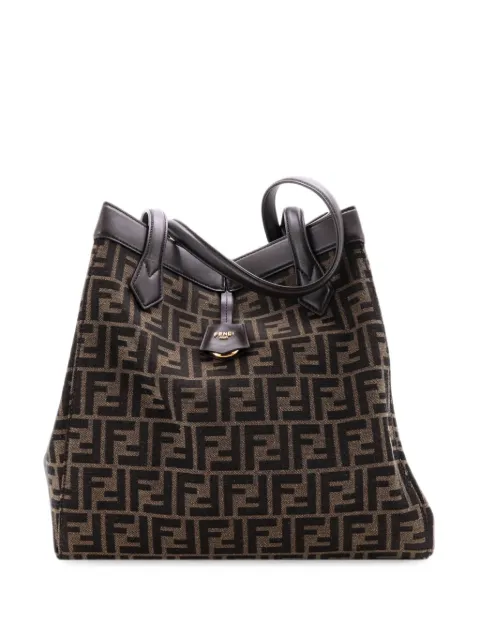 Fendi Pre-Owned Origami Zucca Canvas Large tote bag