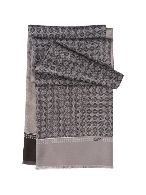 Elizabetta Palazzo medallion-print reversible scarf