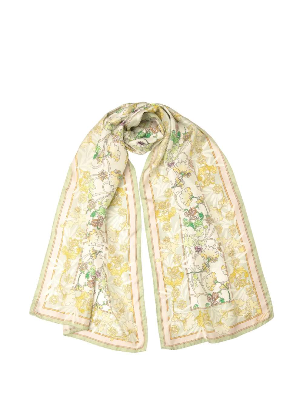 Elizabetta Ofelia Floral-print Scarf In Multi