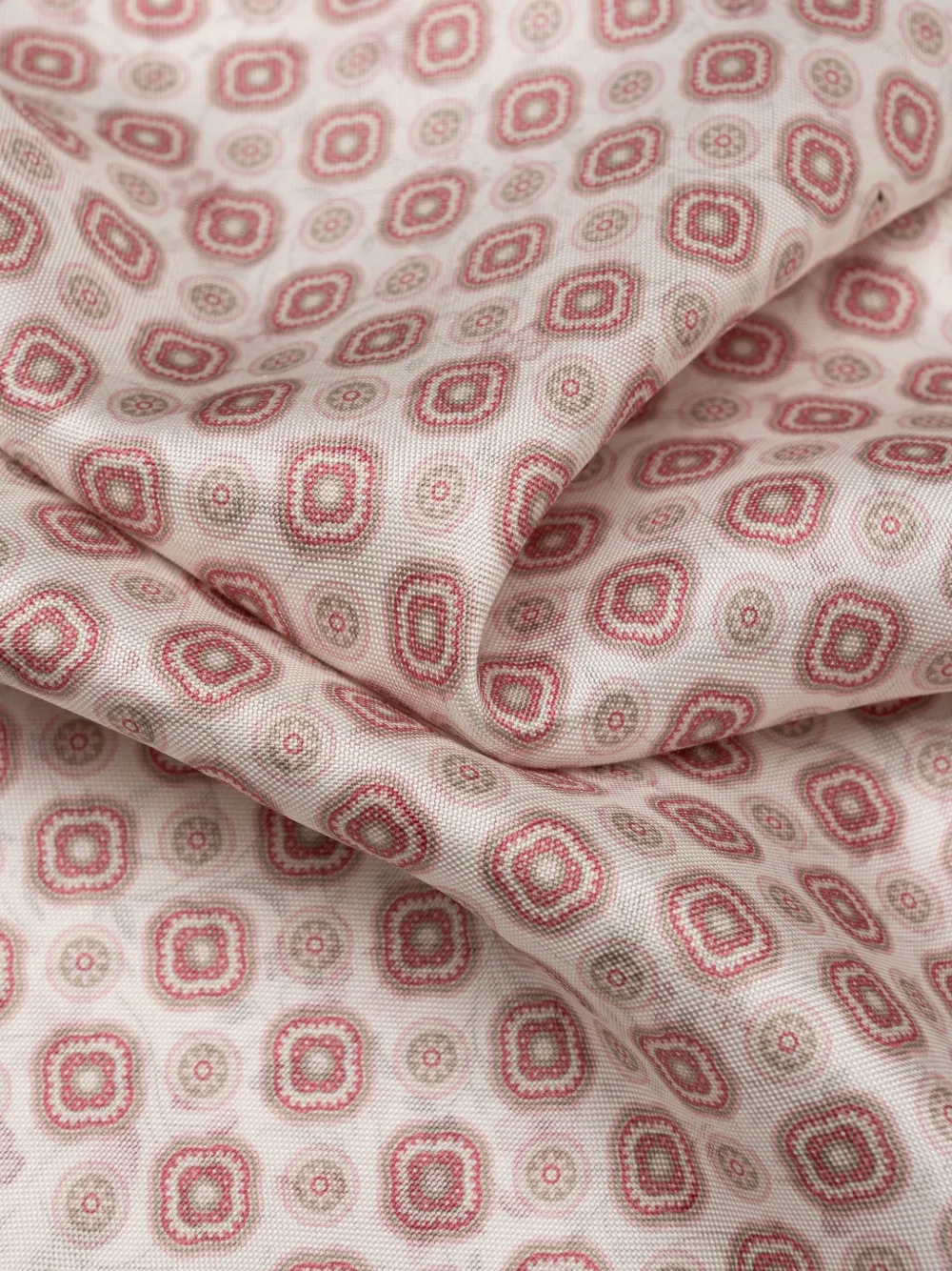 Elizabetta Italo pochet met bloemenprint Roze