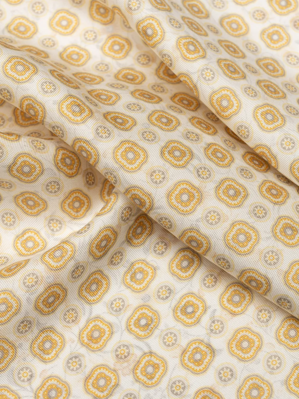 Elizabetta Italo pochet met bloemenprint Geel