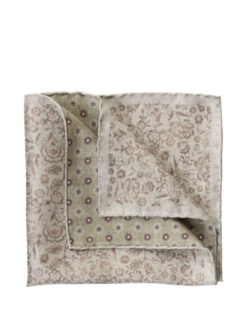 Elizabetta Pascal double-sided silk pocket square