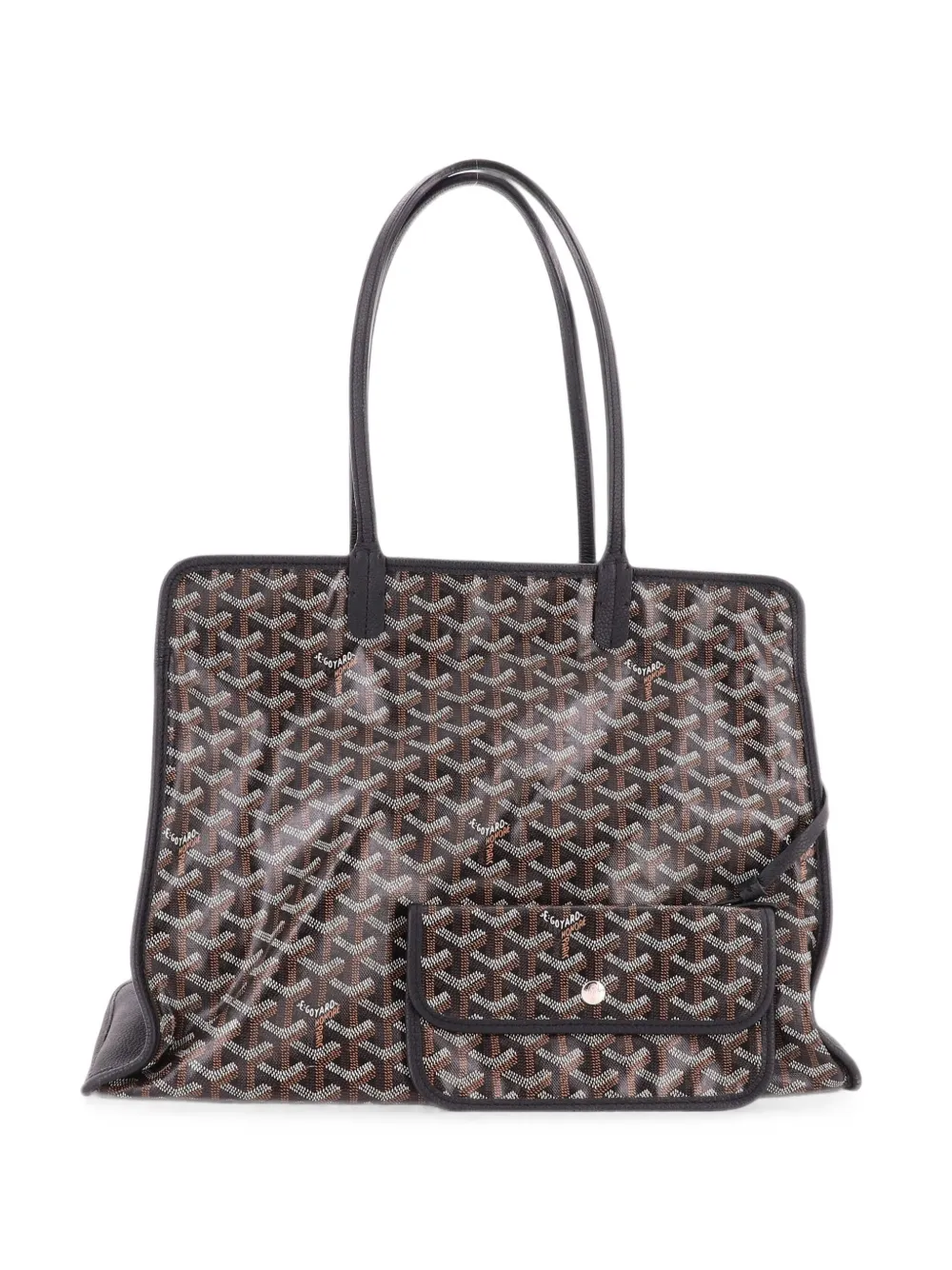 Goyard Pre-Owned Hardy Pet Carrier Coated Canvas PM tote bag - Nero