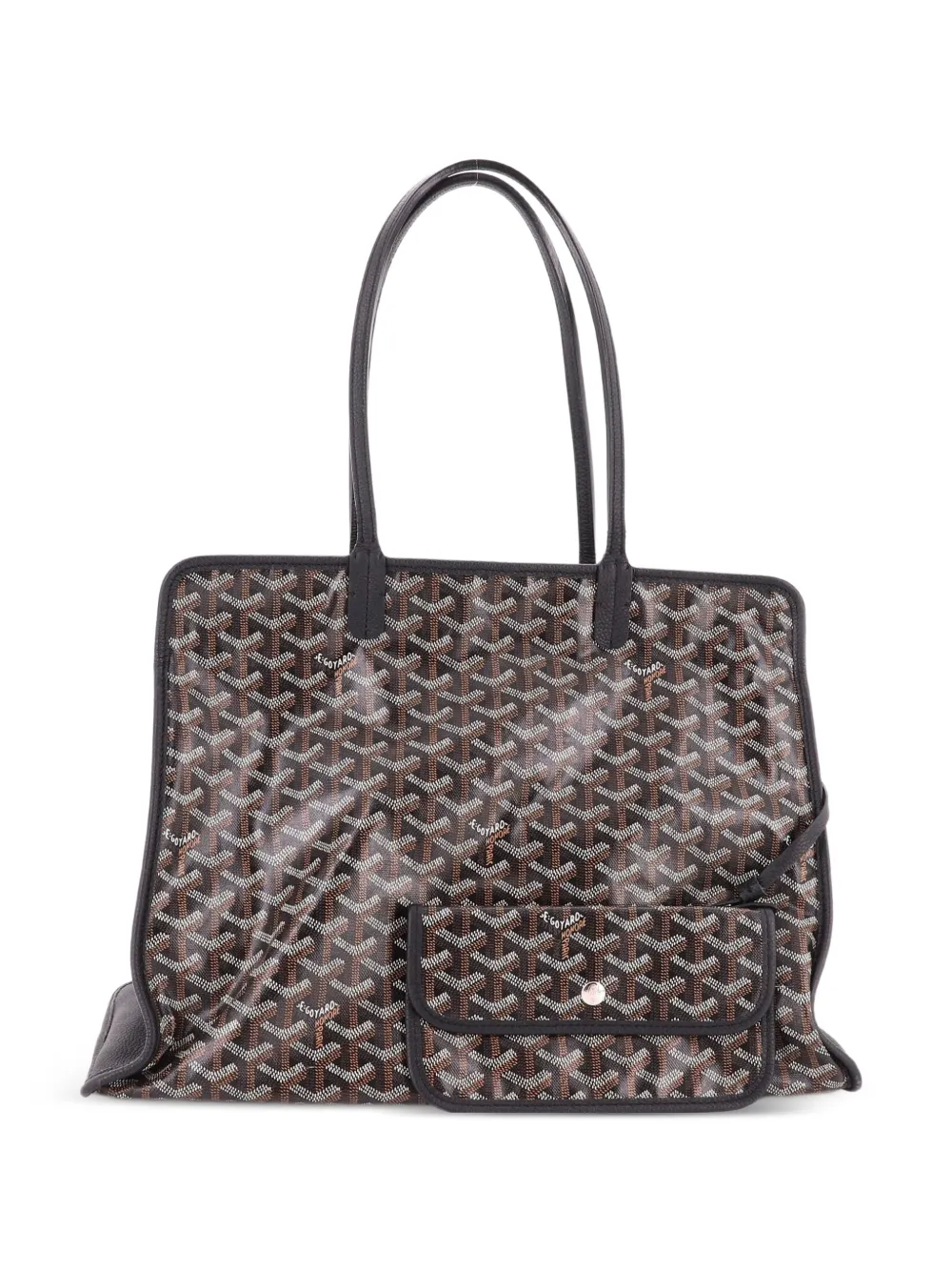 Goyard Pre-Owned Hardy Pet Carrier Coated Canvas PM tote bag - Black