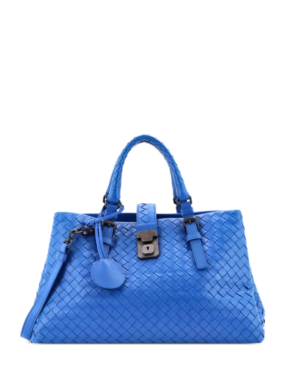 Bottega Veneta Pre-Owned Roma Bag Intrecciato Nappa Small tote bag - Blau