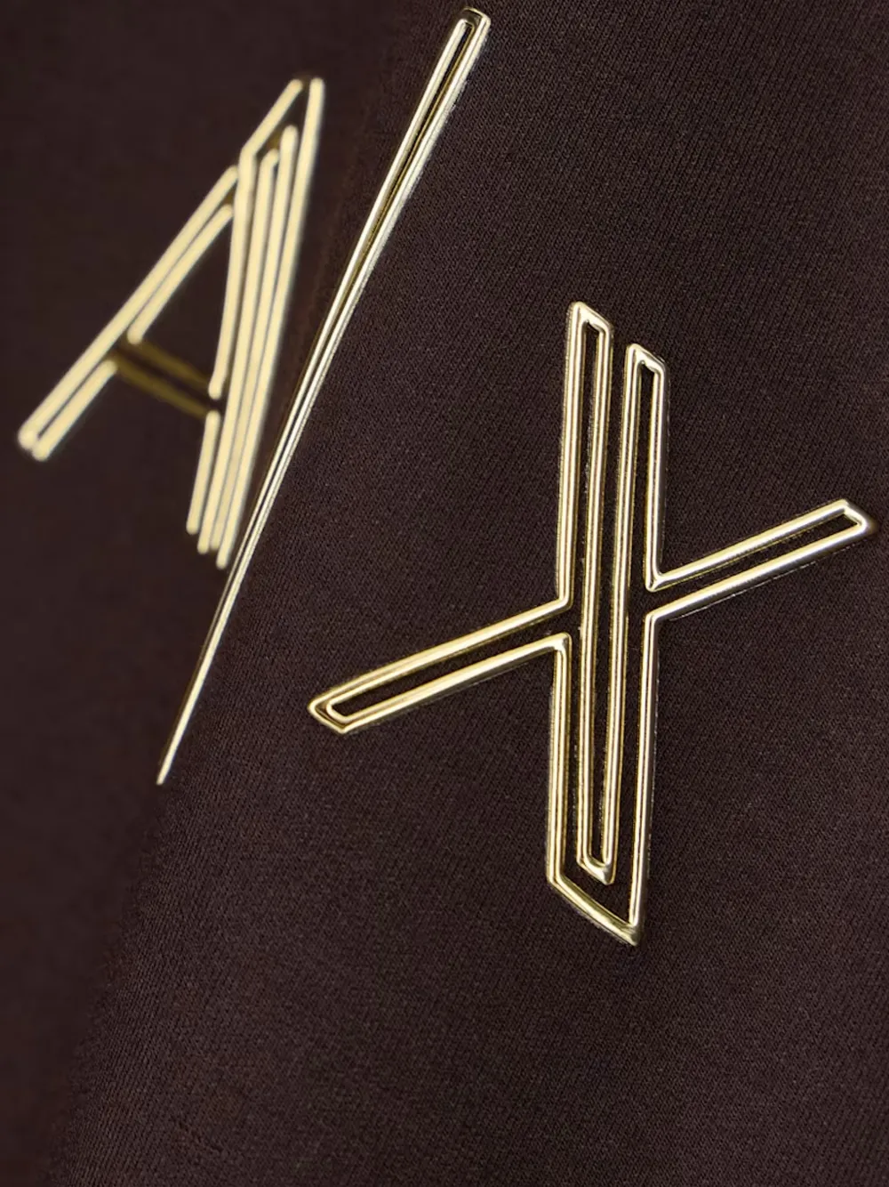 Armani Exchange Jack met logoplakkaat Bruin