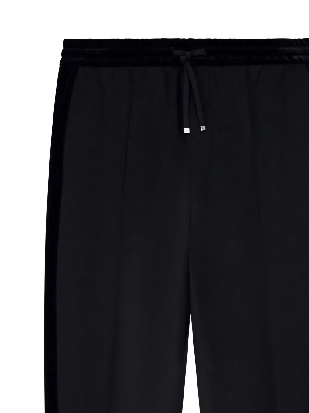 Armani Exchange Trainingsbroek met fluwelen afwerking en trekkoord Zwart