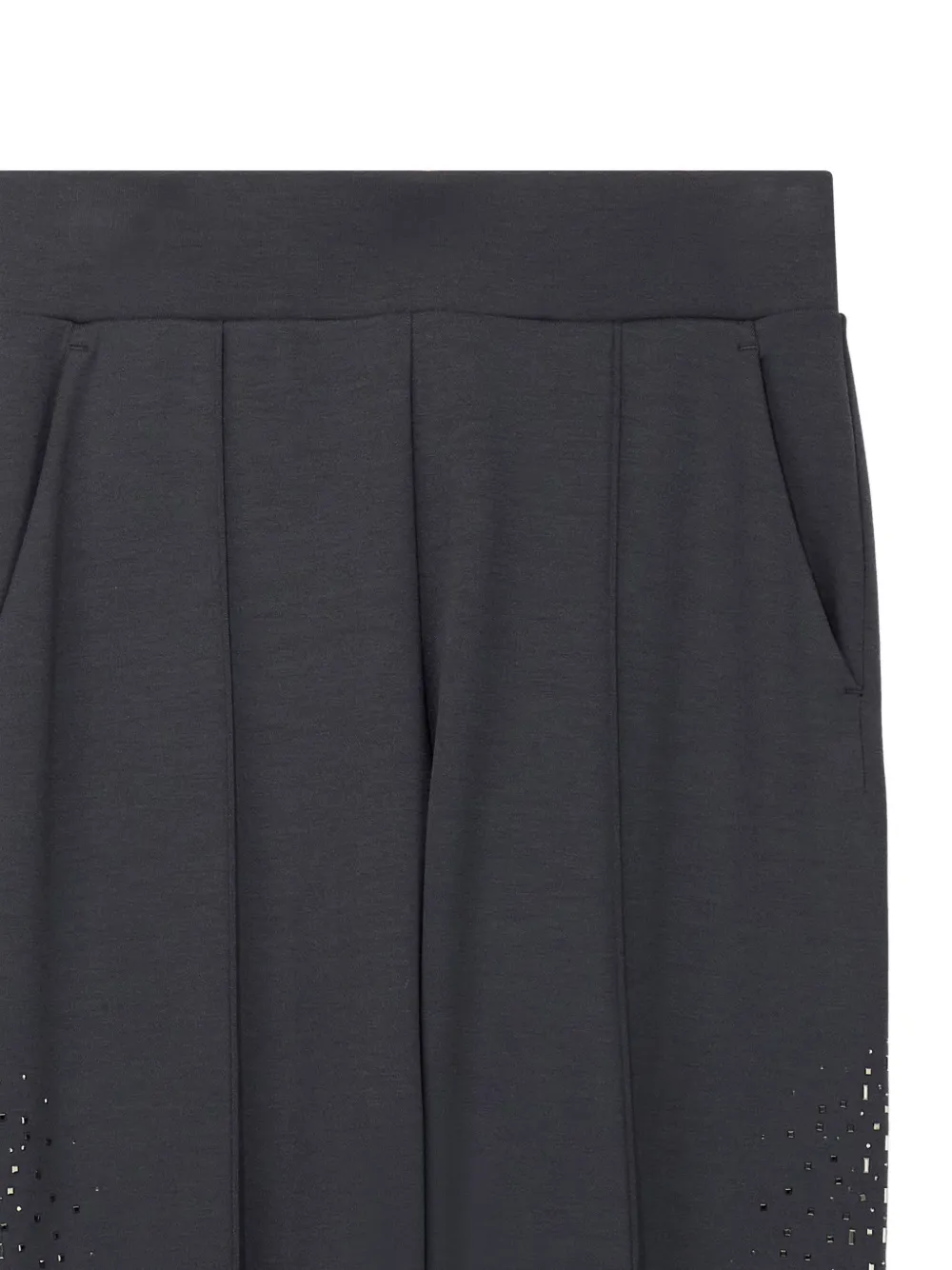Ea7 Emporio Armani Plooibroek verfraaid met stras Grijs