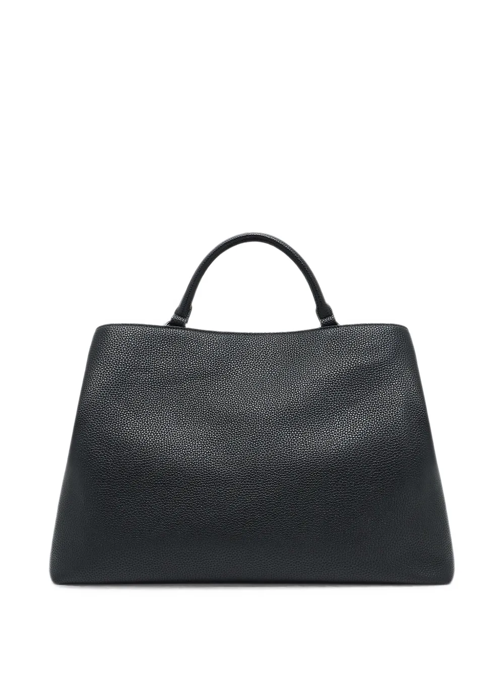 Armani Exchange Shopper met logoplakkaat Zwart