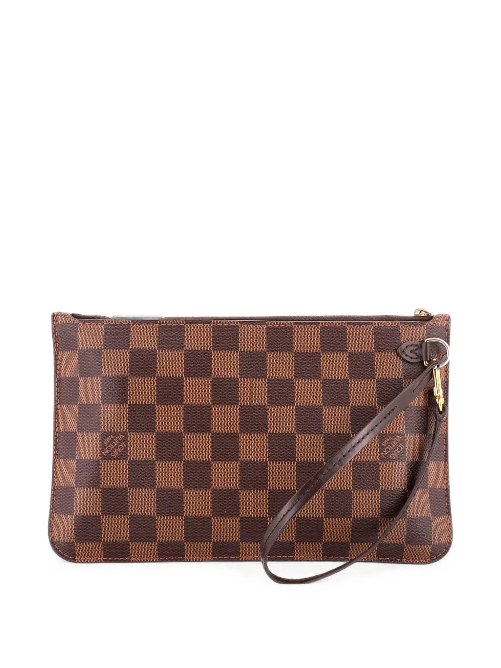 Louis Vuitton Pre-Owned Neverfull Pochette Damier Large pouch - Marrone