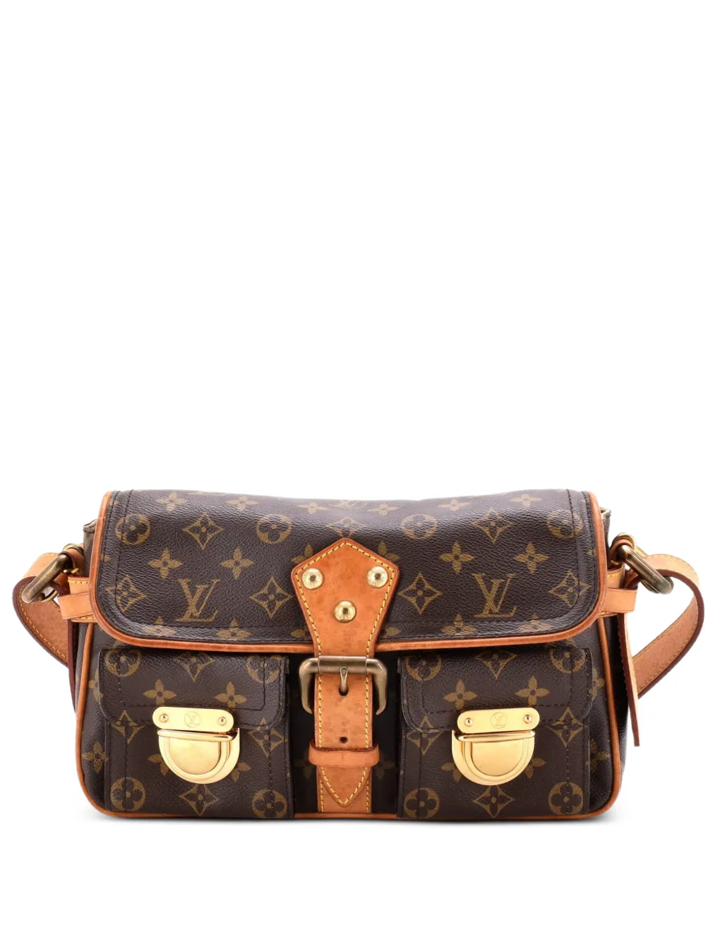 Louis Vuitton Pre-Owned Hudson Handbag Monogram Canvas PM shoulder bag - Brown