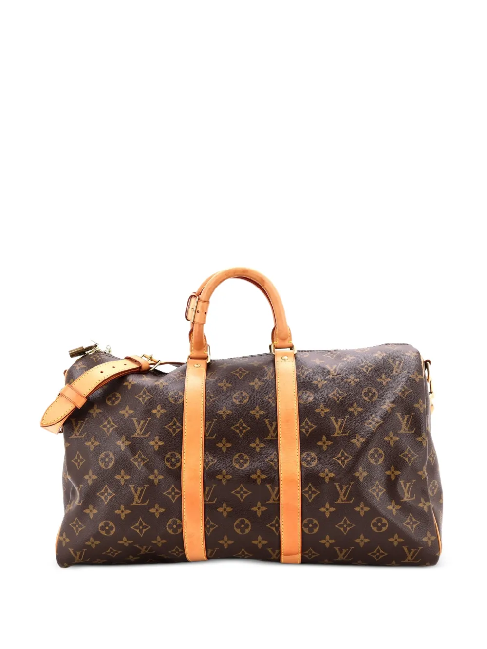 Louis Vuitton Pre-Owned Keepall Bandouliere Bag Monogram Canvas 45 travel bag - Braun
