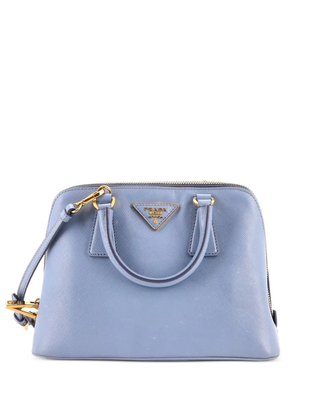 Prada Pre-Owned Promenade Bag Saffiano Leather Small satchel - Blu