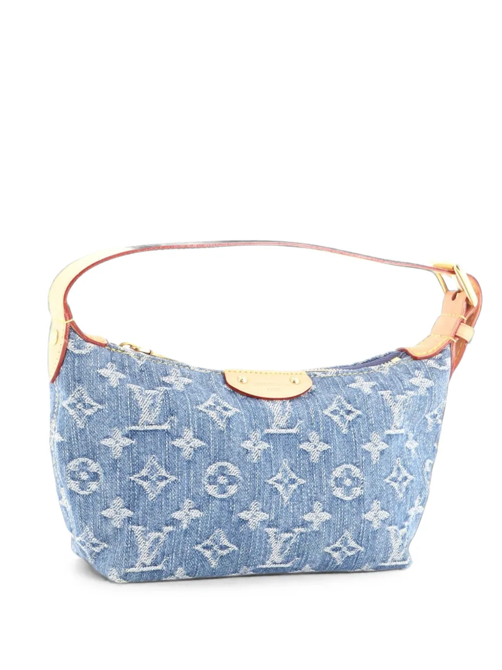 Louis Vuitton Pre-Owned Hills Pochette LV Remix Monogram Denim shoulder bag - Bleu