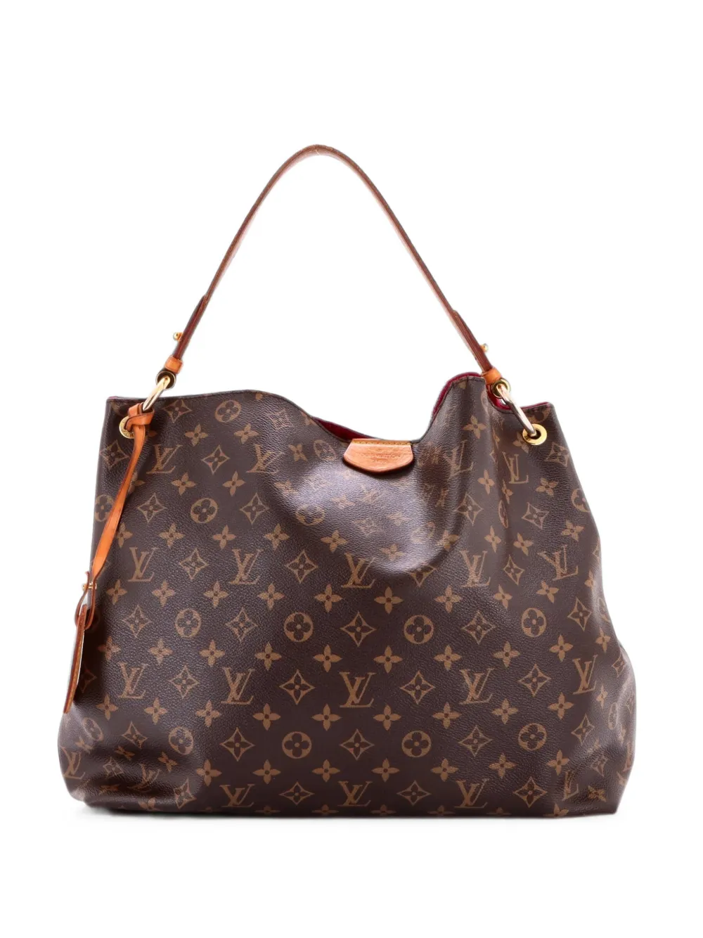 Louis Vuitton Pre-Owned Graceful Handbag Monogram Canvas MM hobo bag - Braun
