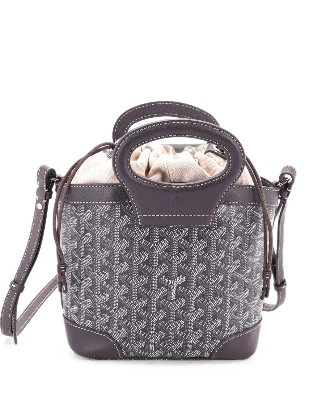 Goyard Pre-Owned mini sac cabas Beluga en toile enduite - Gris