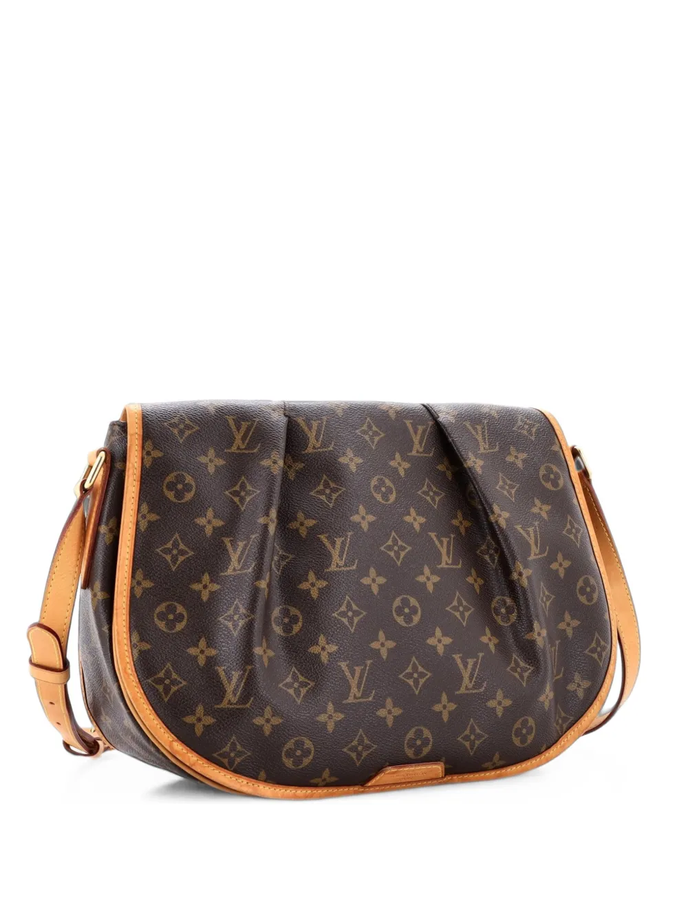 Louis Vuitton Pre-Owned Menilmontant Handbag Monogram Canvas MM crossbody bag - Brown