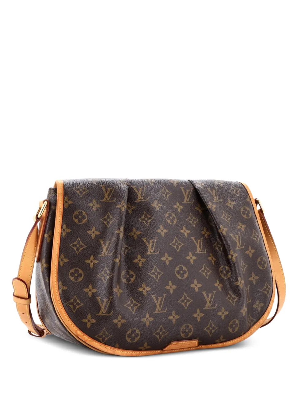 Louis Vuitton Pre-Owned Menilmontant Handbag Monogram Canvas MM crossbody bag - Brown