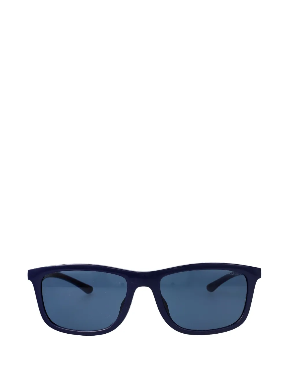 Emporio Armani rectangle-frame sunglasses - Bleu