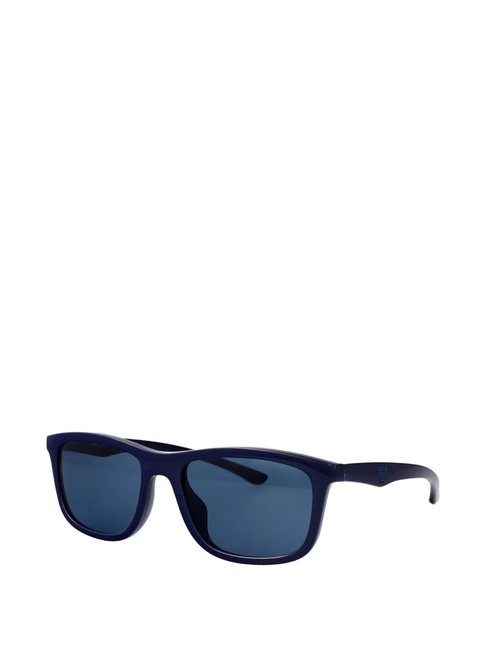 Emporio Armani rectangle-frame sunglasses Blauw