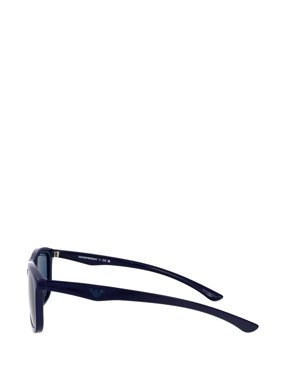 Emporio Armani rectangle-frame sunglasses Blauw