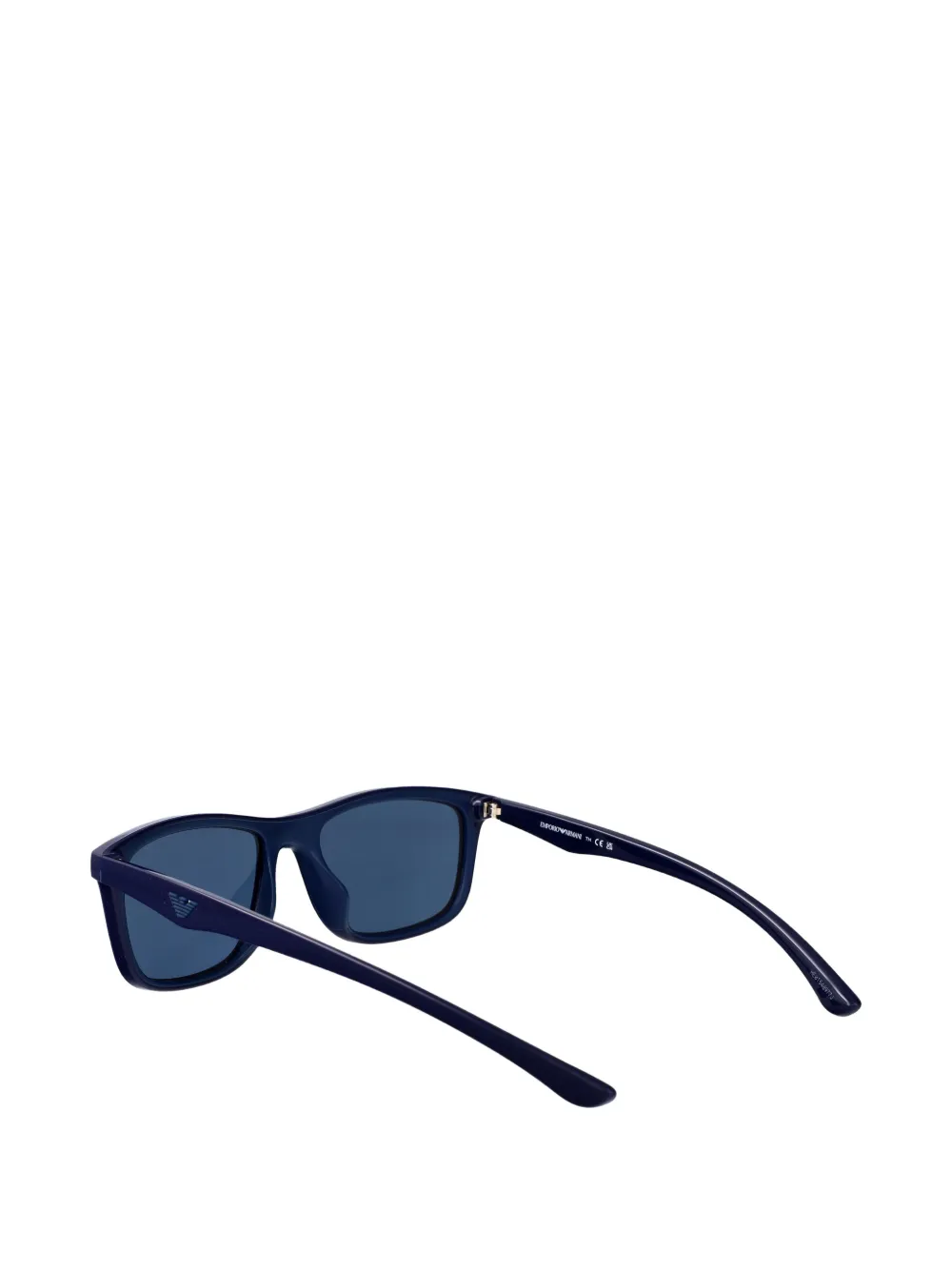Emporio Armani rectangle-frame sunglasses Blauw