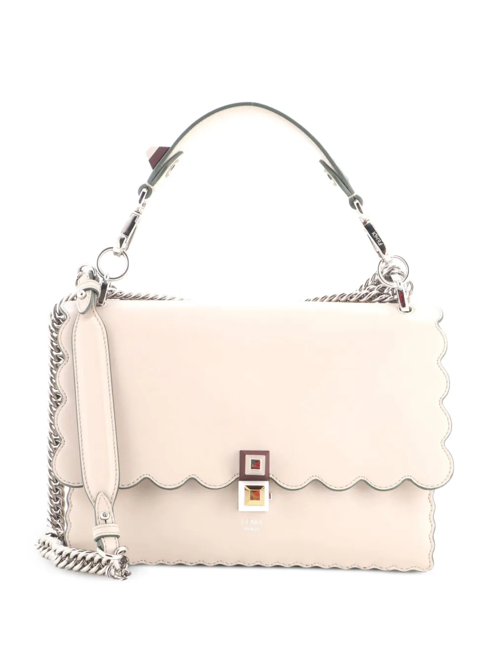 Fendi Pre-Owned Kan I Bag Leather Medium shoulder bag - Toni neutri