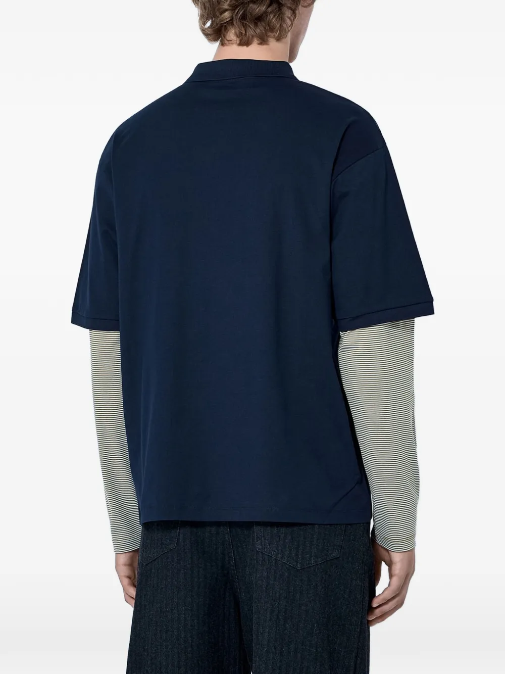 Miu Jersey poloshirt Blauw