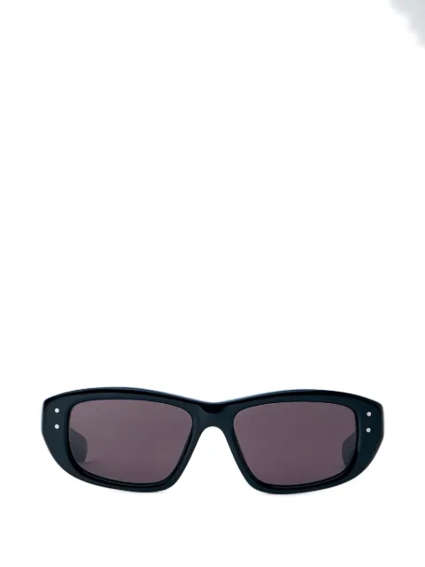 Balenciaga rivet-detail rectangle-frame sunglasses