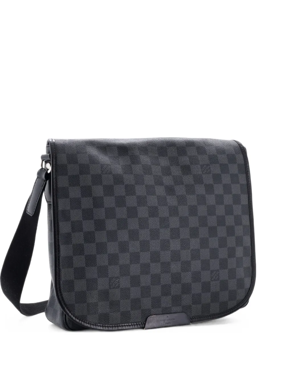 Louis Vuitton Pre-Owned sacoche Daniel Messenger Bag Damier Graphite MM - Noir Louis Vuitton Pre-Owned sacoche Daniel Messenger Bag Damier Graphite MM - Noir