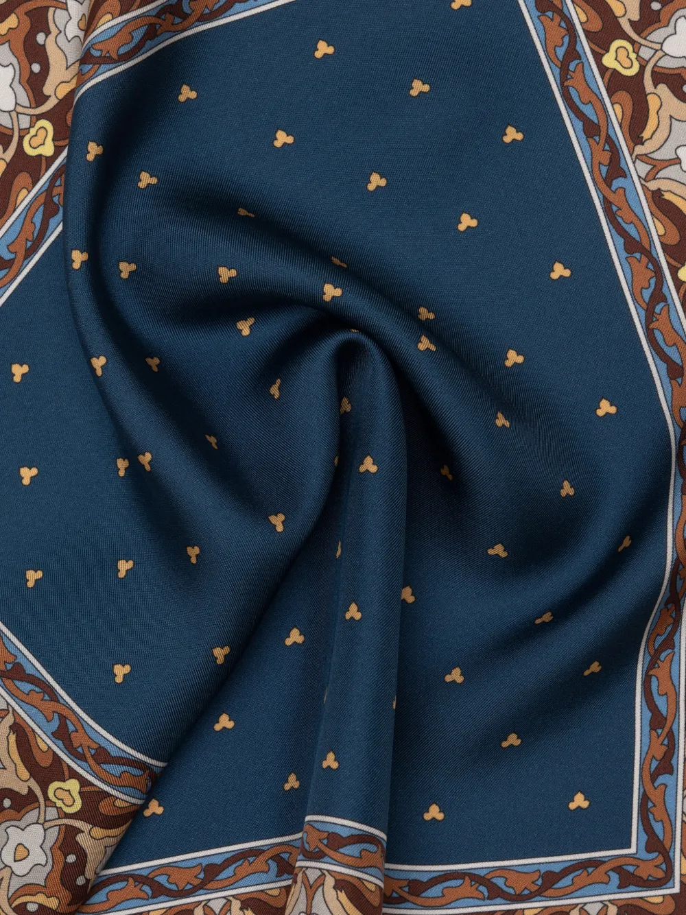 Elizabetta Enrico pochet met patroon Blauw