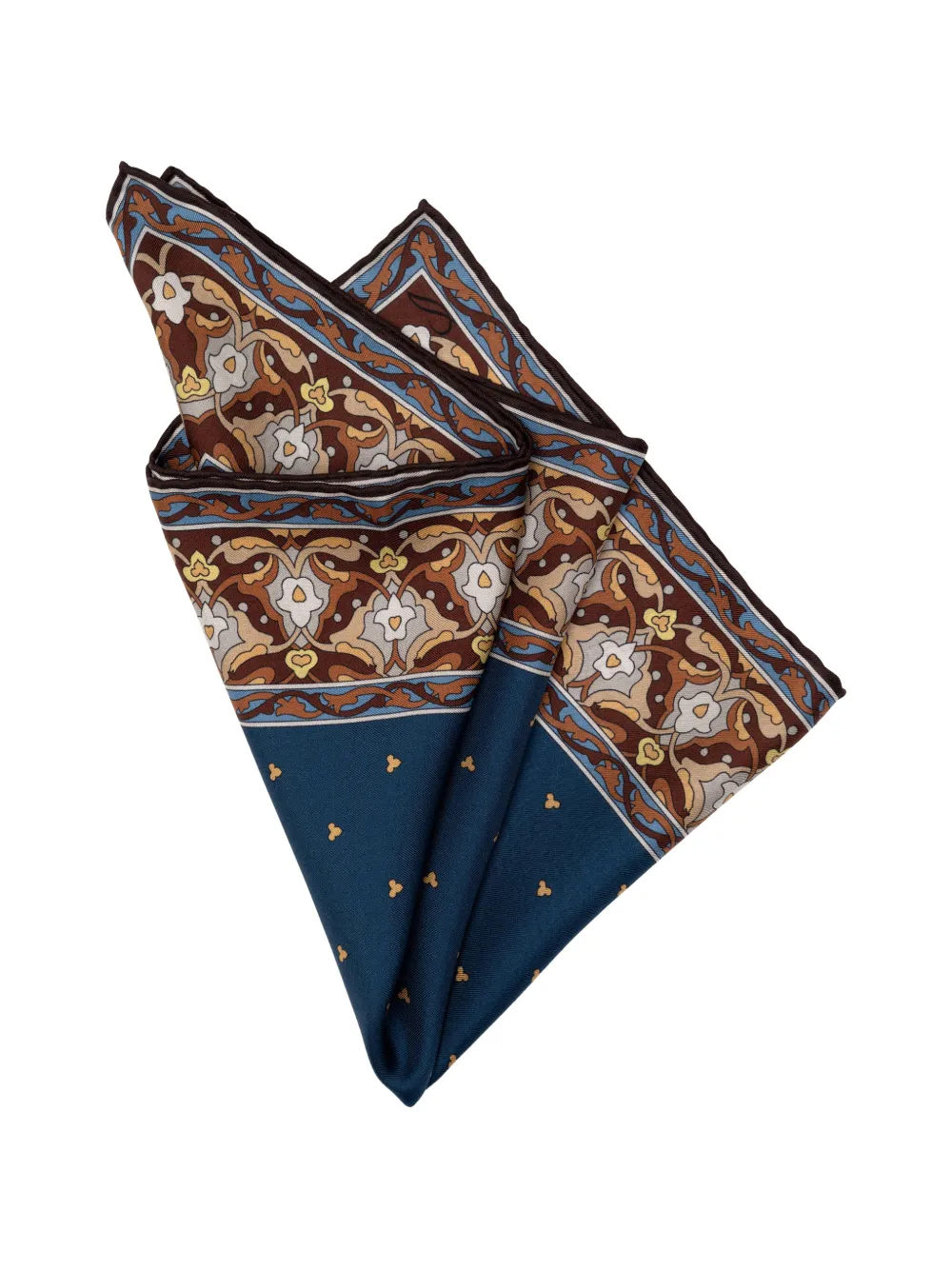 Elizabetta Enrico pochet met patroon Blauw