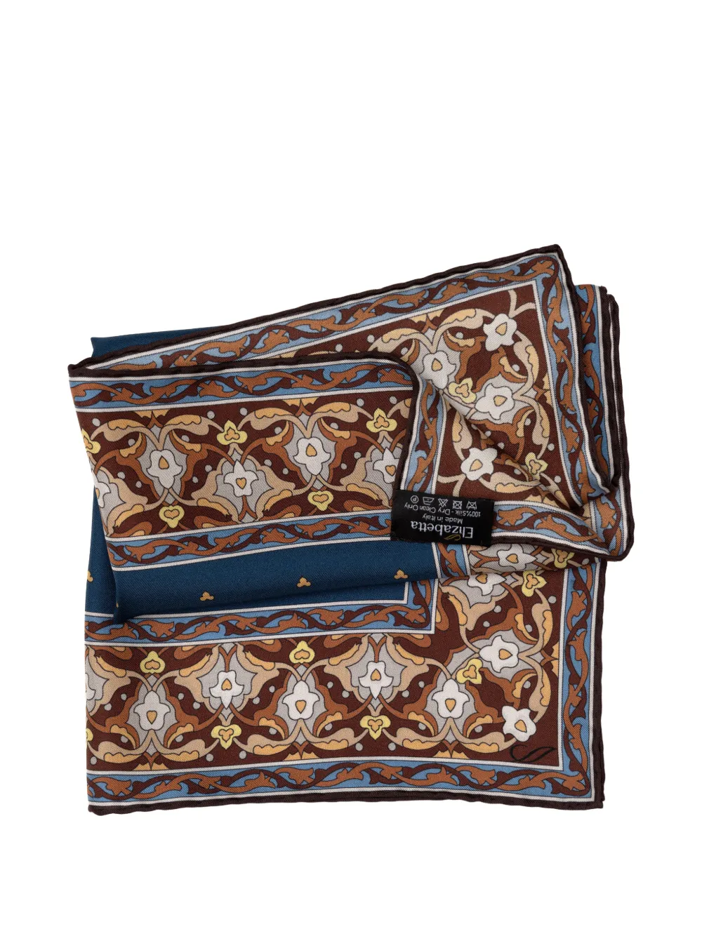 Elizabetta Enrico pochet met patroon Blauw