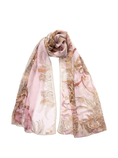 Elizabetta Alessandra equestrian-print scarf