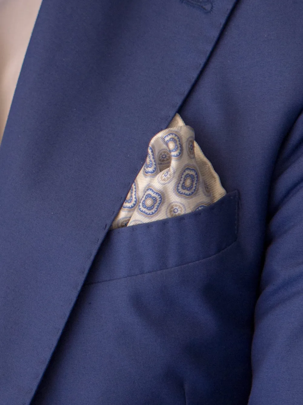 Elizabetta Italo pochet met bloemenprint en medaillon-print Blauw