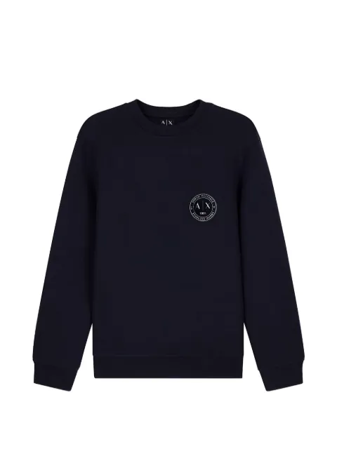Armani Exchange logo-patch sweatshirt