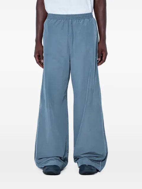 Balenciaga wide-leg piping track pants