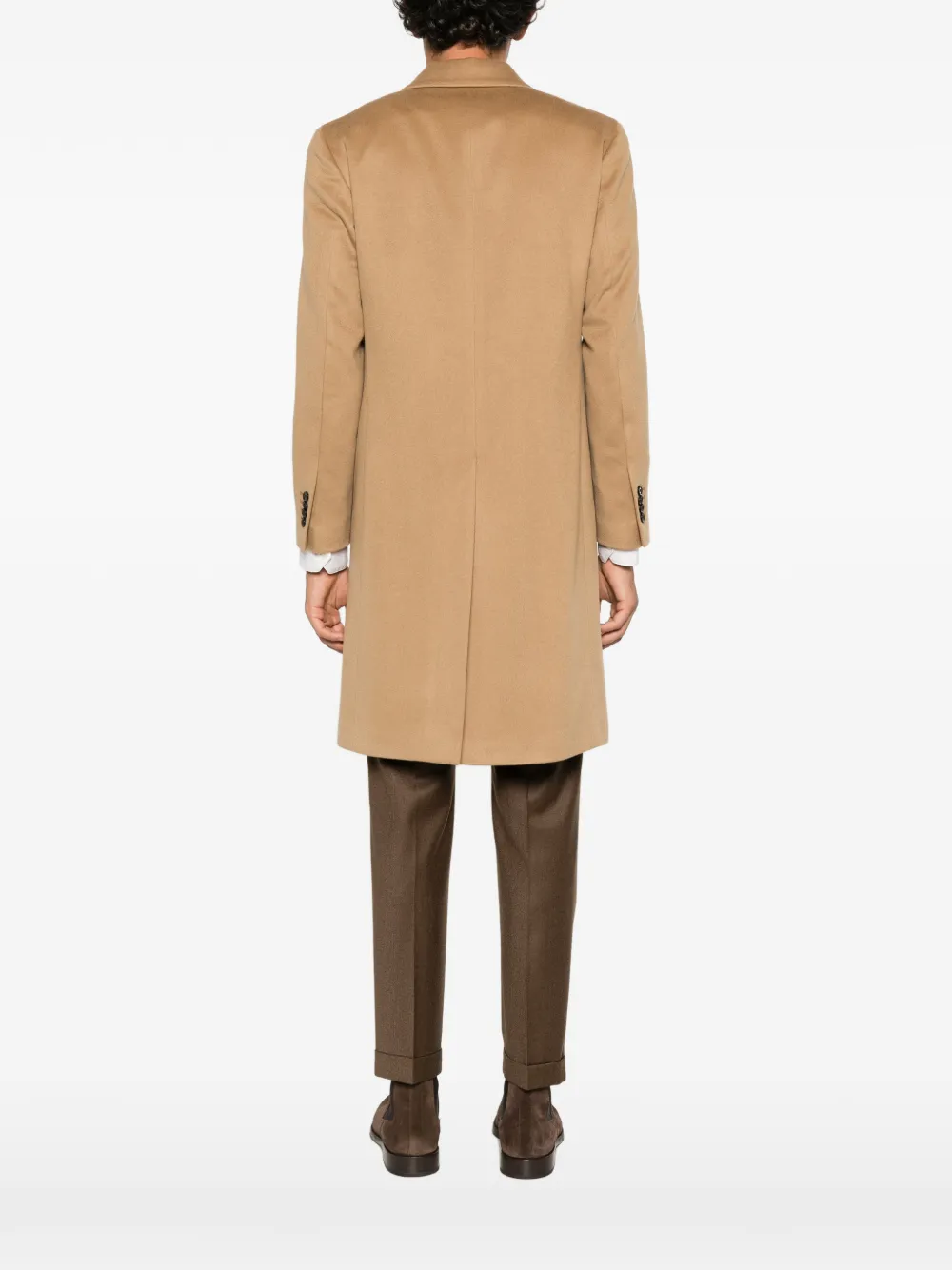 Lardini double-breasted coat Beige