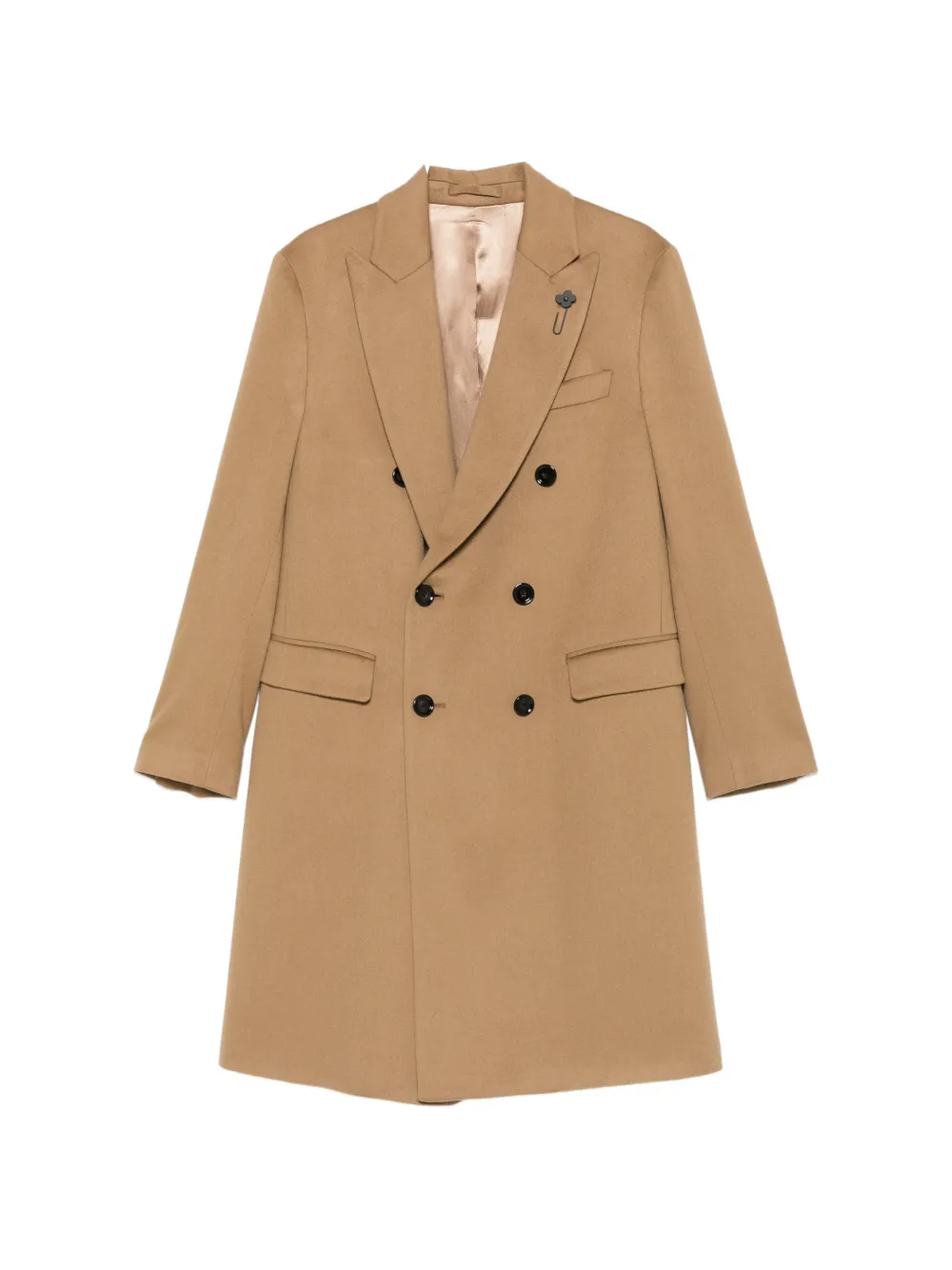 Lardini 더블 브레스티드 코트 | 뉴트럴 | Image 1