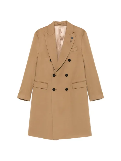 Lardini double-breasted coat